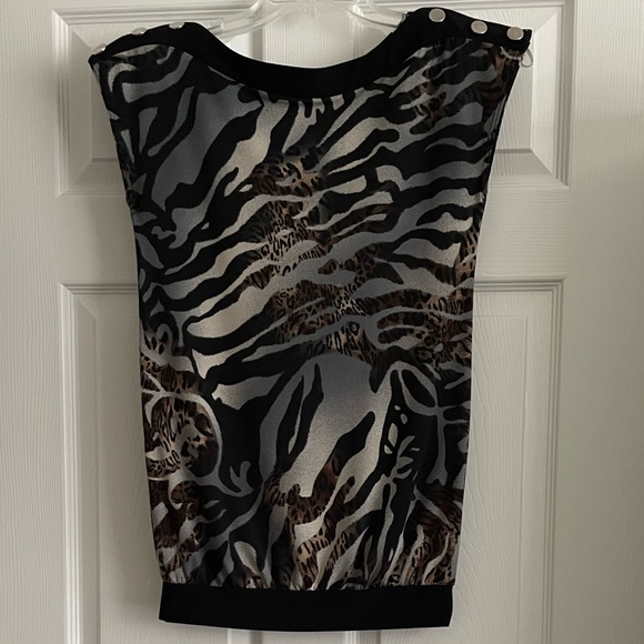 Zebra and leopard print blouse - Picture 7 of 7
